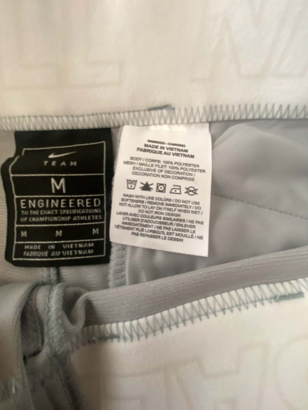 Nike Vapor Select Men's Baseball Knicker Pants Gray Size Medium - Picture 4 of 7